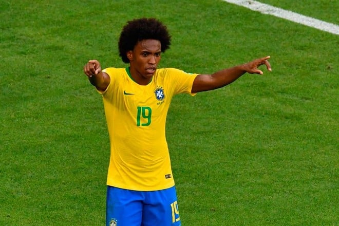 Willian in the Brazil national team