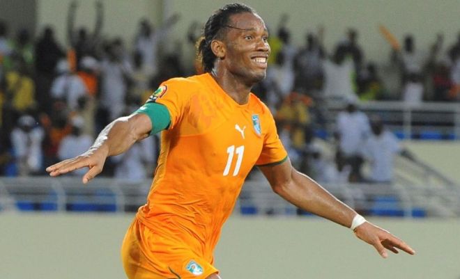 Didier Drogba in the Ivory Coast national team
