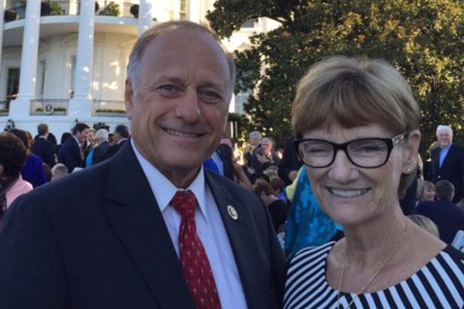 Steve King and his wife