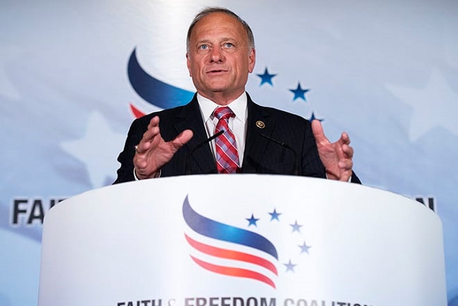 Steve King the support of his party