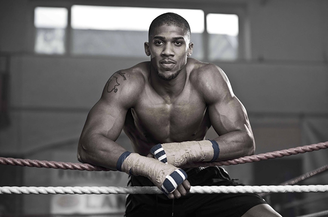 The boxer Anthony Joshua