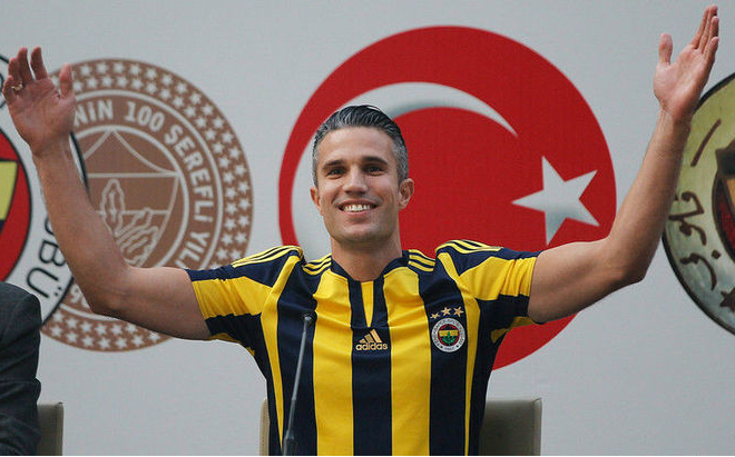 Fenerbahçe football player Robin Van Persie