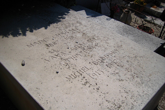 Grave of Marc Chagall