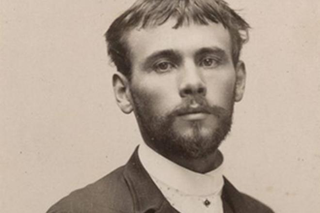 Gustav Klimt in his youth