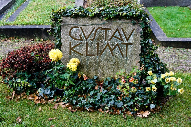 Gustav Klimt's grave
