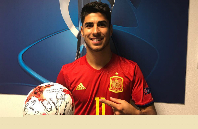 Marco Asensio in the Spain national team