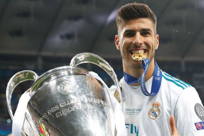 Marco Asensio is the winger of Real Madrid