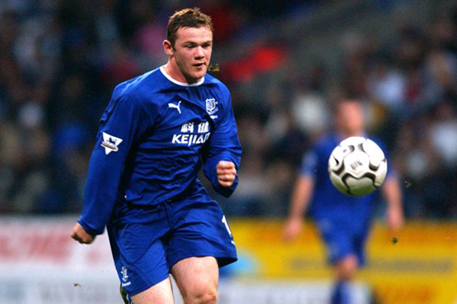 Wayne Rooney in Everton