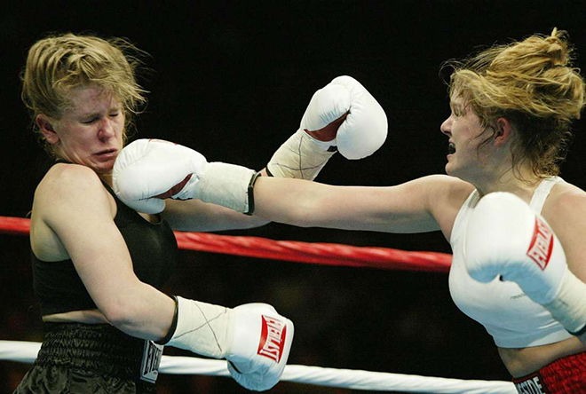 Tonya began to practice boxing