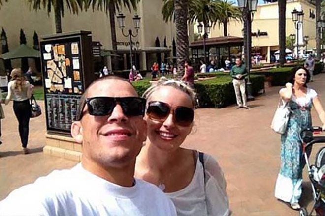Photo Nate Diaz and Misty Brown