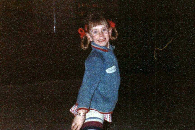 Tonya Harding in childhood