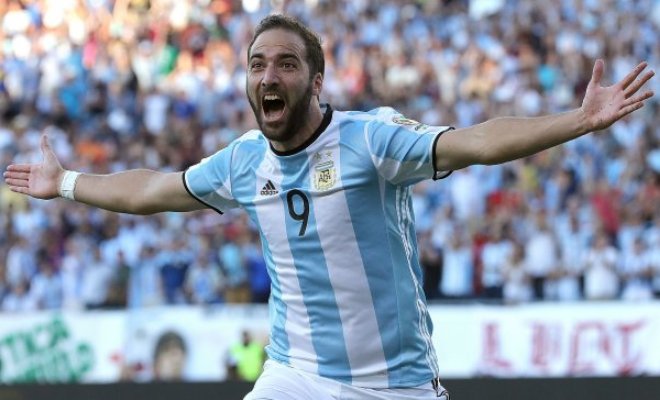 Gonzalo Higuaín in the Argentina national team