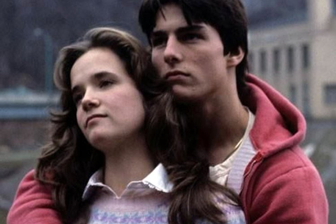 Tom Cruise and Lea Thompson in All the Right Moves
