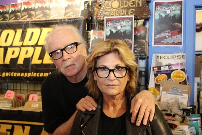 John Carpenter and his wife, Sandy King