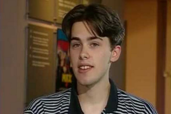 Edgar Wright in his youth