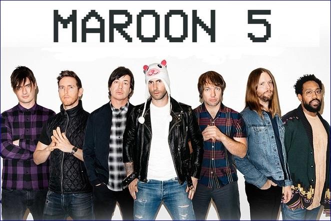 The band Maroon 5 in 2018