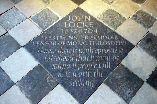 John Locke's grave