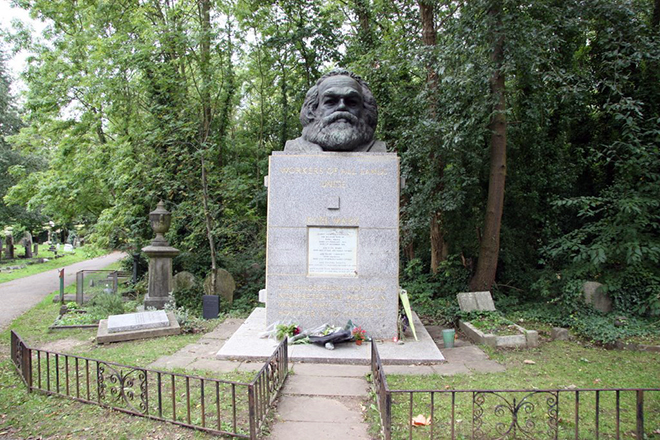 Karl Marx’s grave