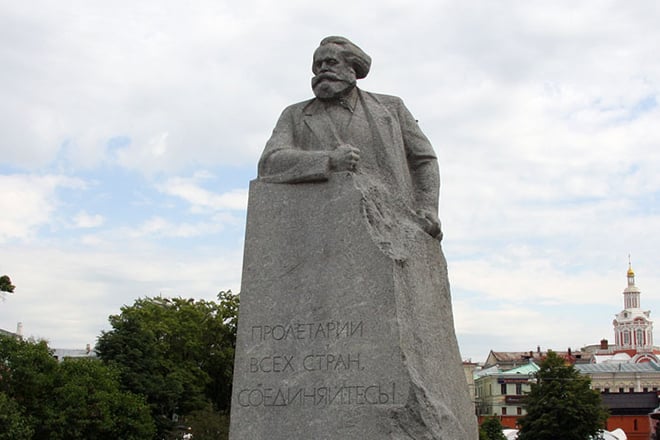 The monument to Karl Marx
