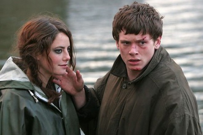 Jack O'Connell and Kaya Scodelario (a shot from the TV series Skins)