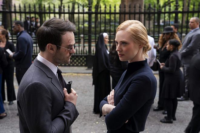 Charlie Cox and Deborah Ann Woll (a shot from Daredevil)