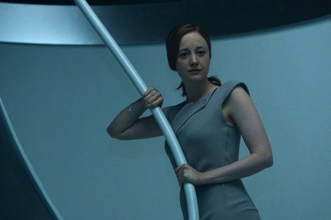 Andrea Riseborough (a shot from the movie Oblivion)