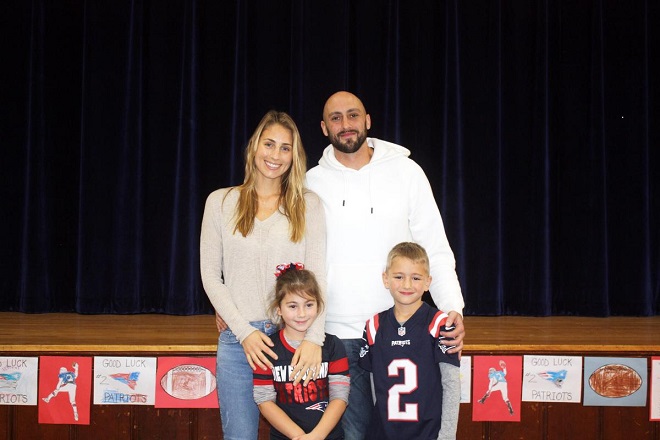 Brian Hoyer and his family