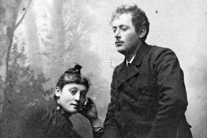 Edvard Munch and his sister Inger