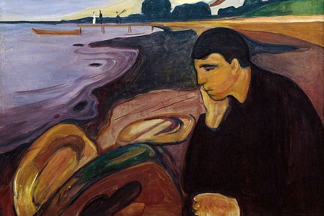 Edvard Munch's painting Melancholy