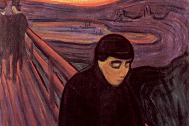 Painting by Edvard Munch Despair