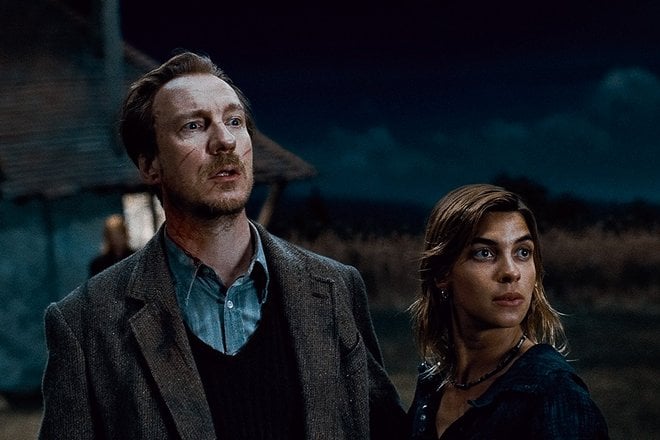 David Thewlis and Natalia Tena in Harry Potter and the Deathly Hallows
