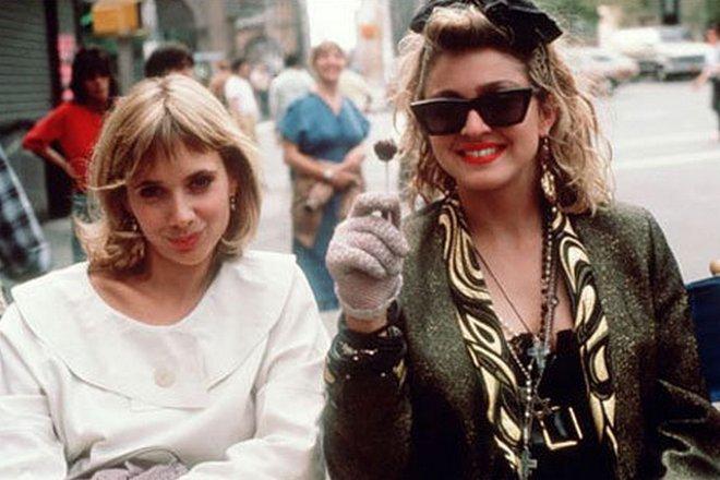 Rosanna Arquette and Madonna in the movie Desperately Seeking Susan