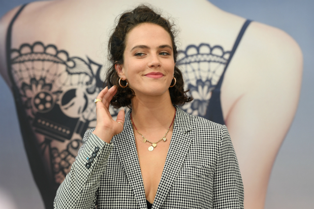 The actress Jessica Brown Findlay