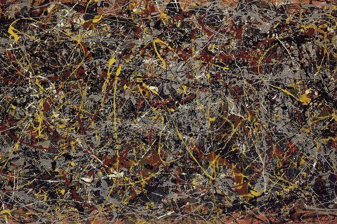 Jackson Pollock painting No. 5, 1948