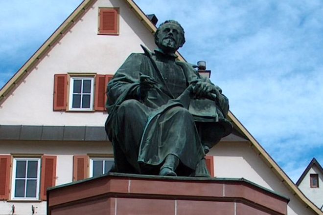 The monument to Johannes Kepler