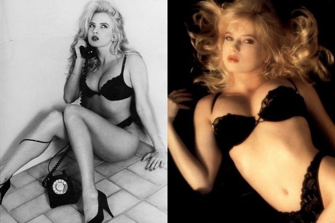 Traci Lords in lingerie