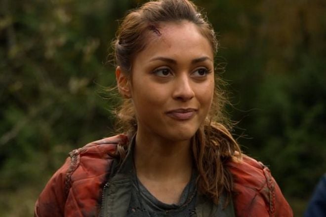 Lindsey Morgan in the TV series The 100