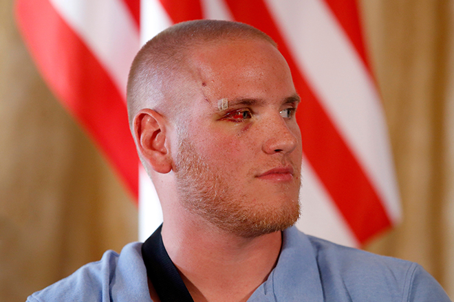 Spencer Stone's wounds