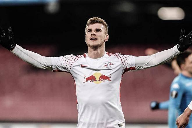 Timo Werner in the RB Leipzig club