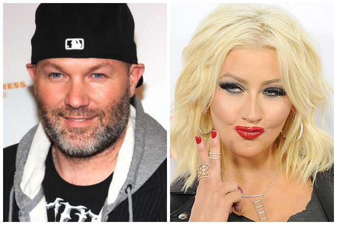 Fred Durst and Christina Aguilera