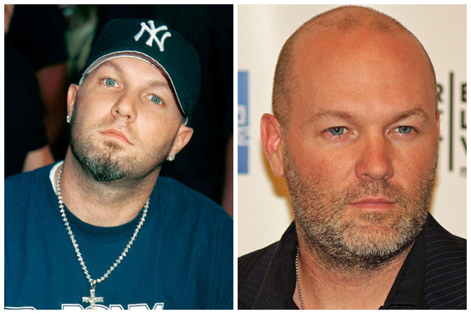 Fred Durst with a cap and without it