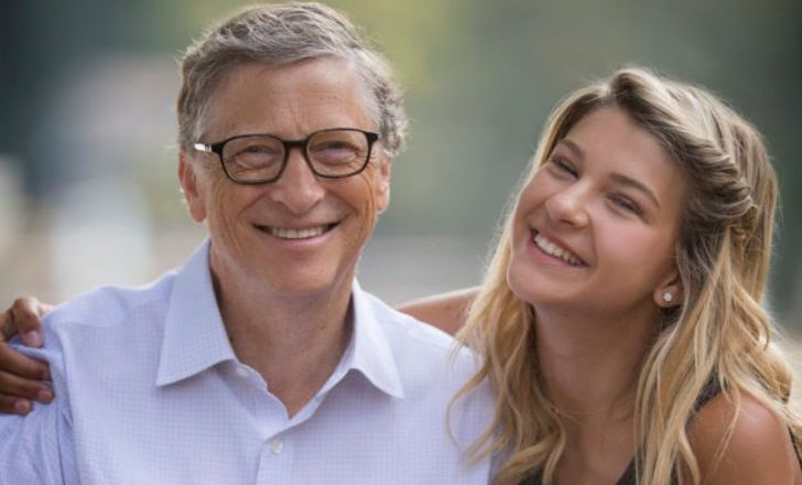 Phoebe Adele Gates with Bill Gates