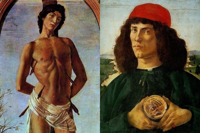 Sandro Botticelli’s St. Sebastian and Portrait of a Man with a Medal of Cosimo the Elder