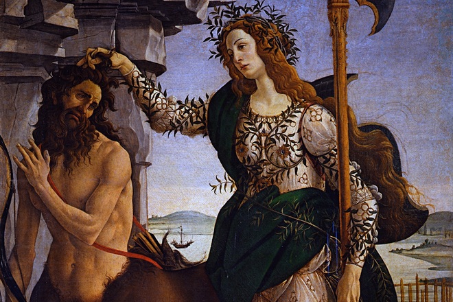 Sandro Botticelli’s Pallas and the Centaur
