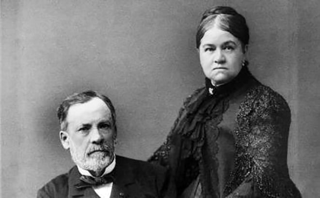 Louis Pasteur with his wife