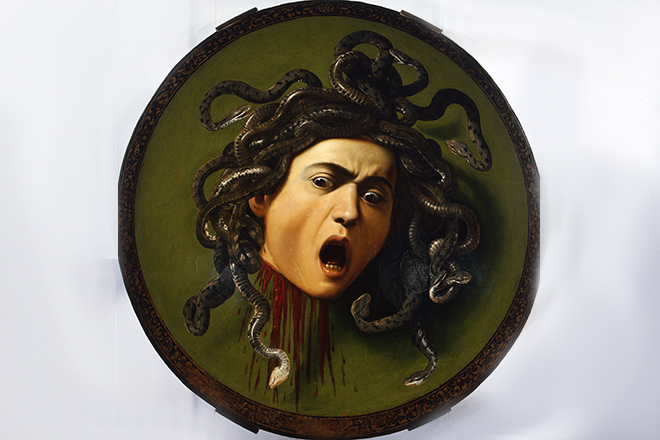 Painting by Caravaggio Medusa