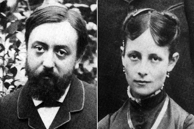 Paul Gauguin and his wife