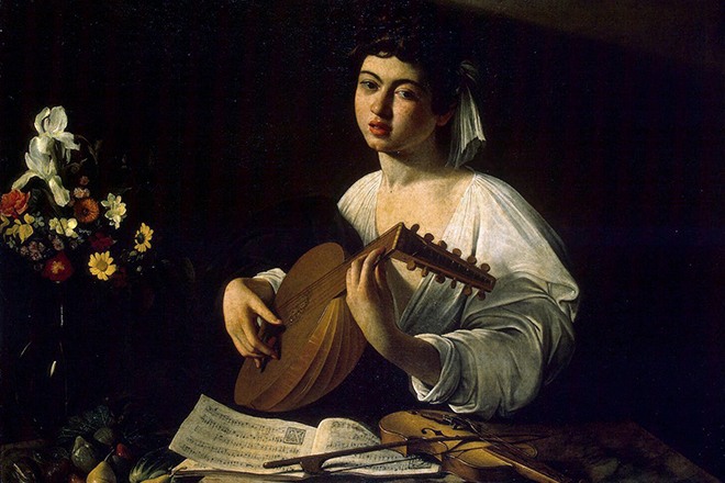 Painting By Caravaggio The Lute Player
