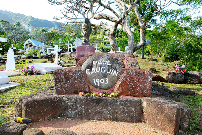 Paul Gauguin's grave