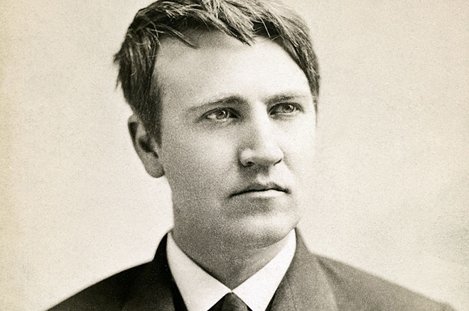 Thomas Edison as a young man